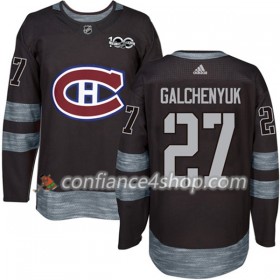 Adidas Maillot de Hockey Montreal Canadiens Alex Galchenyuk 27 1917-2017 100th Anniversary Noir Authentic - Homme